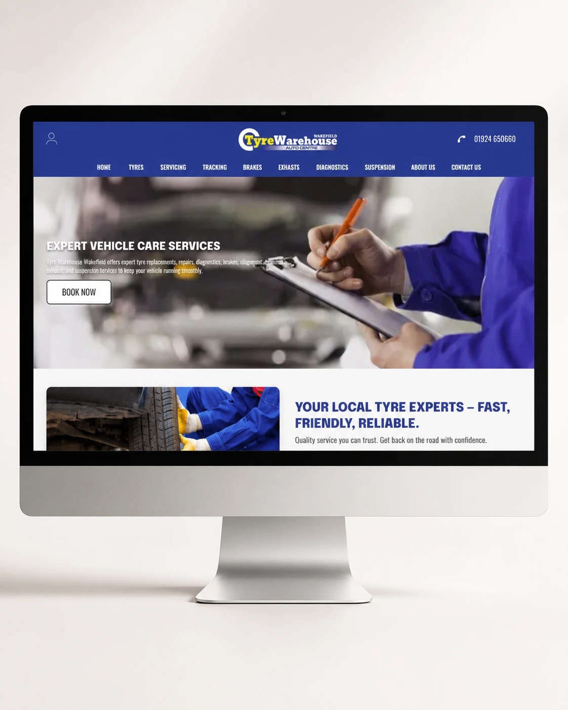 TyreWarehouse Ltd website project